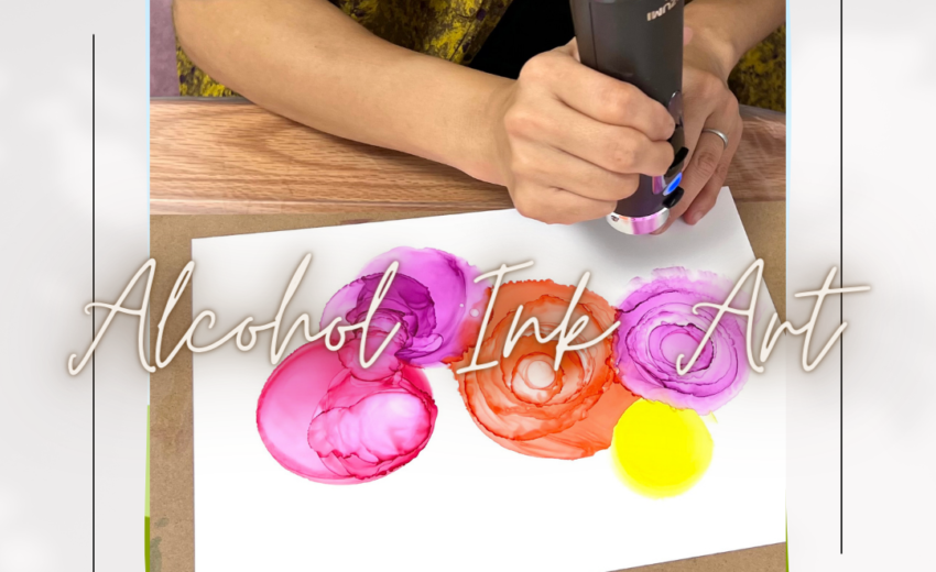 アルコールインクアート認定資格講師レッスン