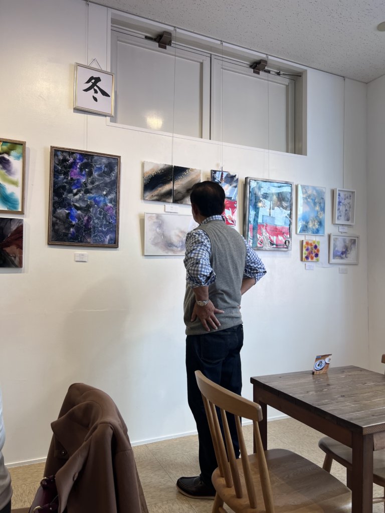 大阪アルコールインクアート合同展示会｜風で描く四季