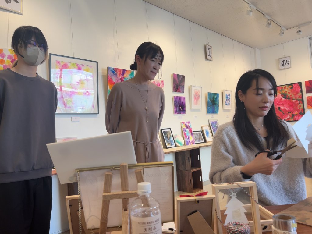 大阪アルコールインクアート合同展示会｜風で描く四季