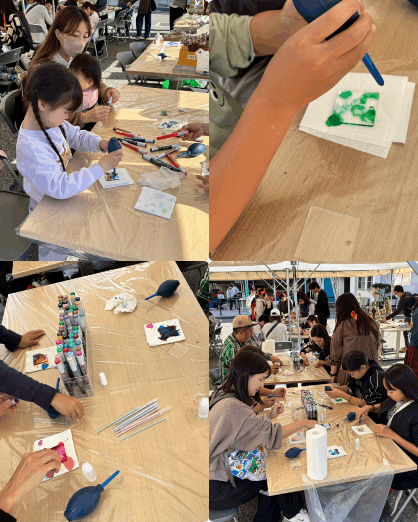 大阪アルコールインクアート教室プルケレスト｜大阪アルコールインクアート体験イベント・オカムラ家具